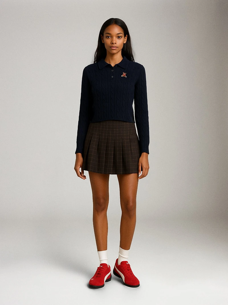 Sunita Pullover Polo Sweater
