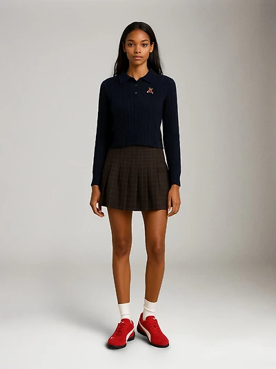 Sunita Pullover Polo Sweater