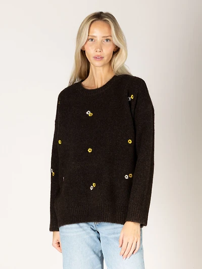 Audrey Flower Sweater