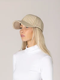 Houndstooth Baseball Hat