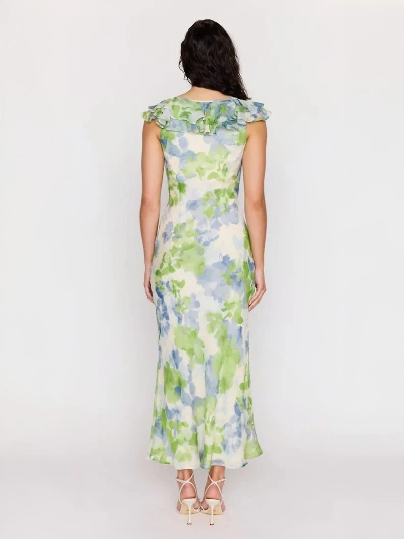 Carrie Ruffled Midi Dress