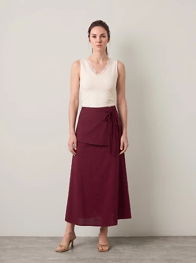 Lola Overlay Midi Skirt