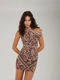 Lumi Mesh Mini Dress