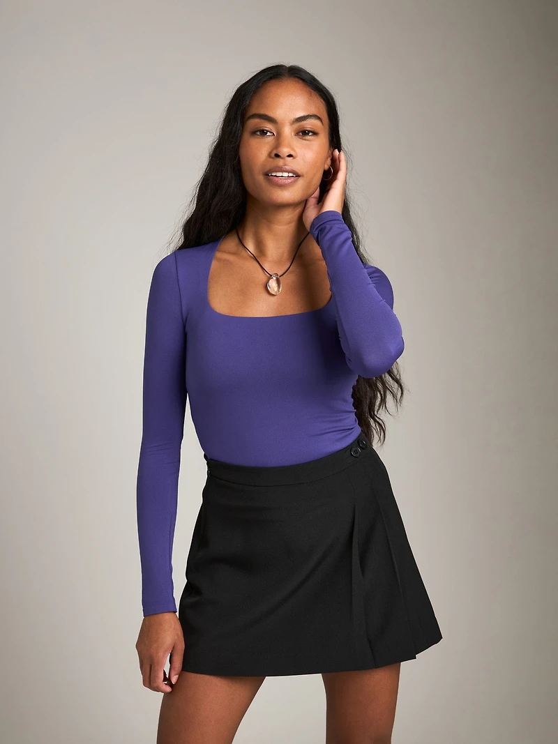 Seamless Jorja Square Neck Top