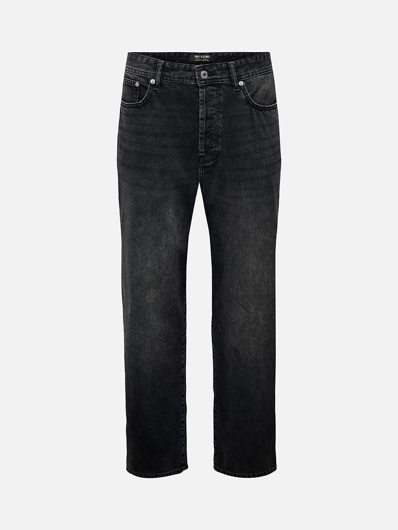 Fade Loose Tai Denim Jeans
