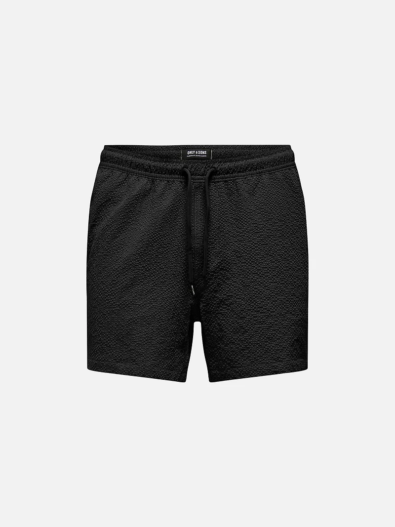 Ted Seersucker Swim Shorts