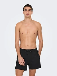 Ted Seersucker Swim Shorts