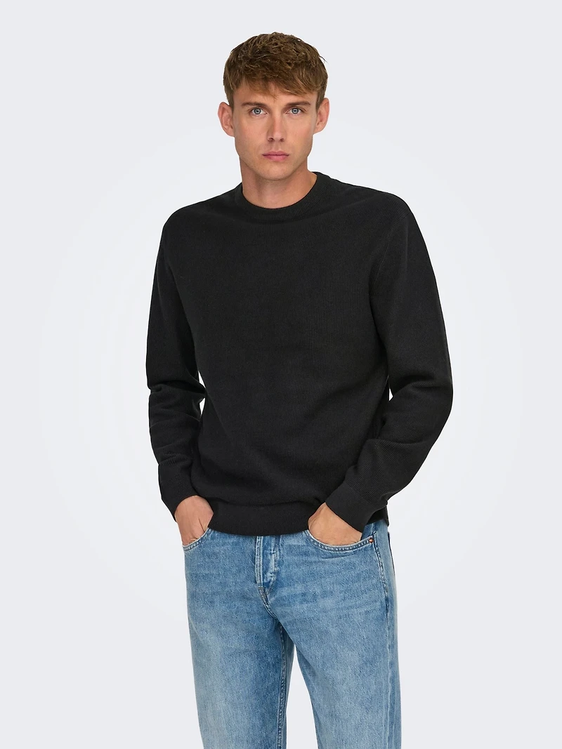 Tony Longsleeve Waffle Knit