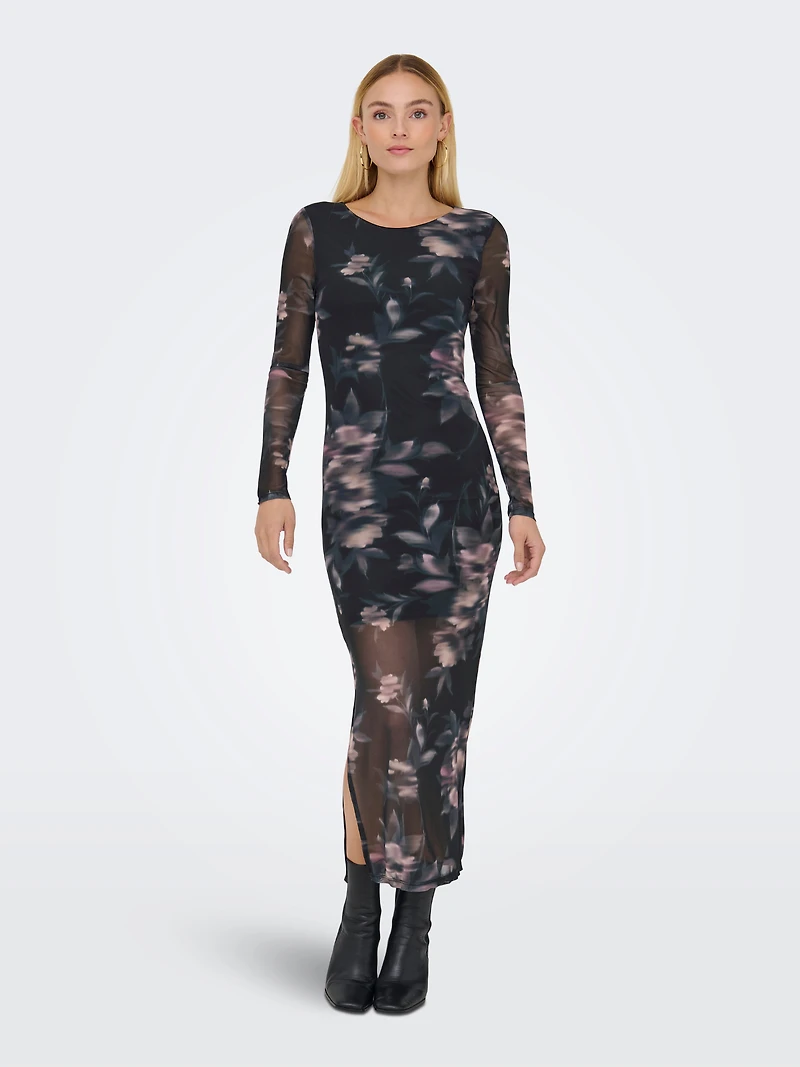Kaya Midi Mesh Dress