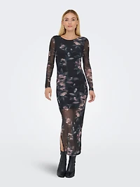 Kaya Midi Mesh Dress