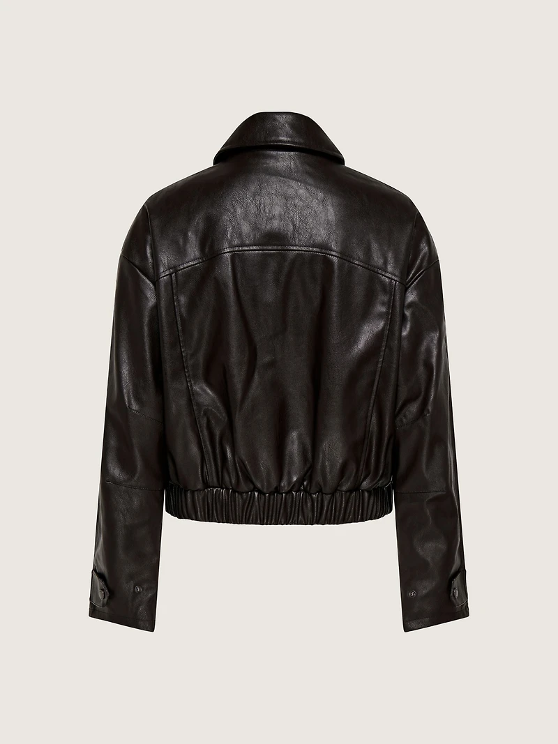 Melle Faux Leather Jacket