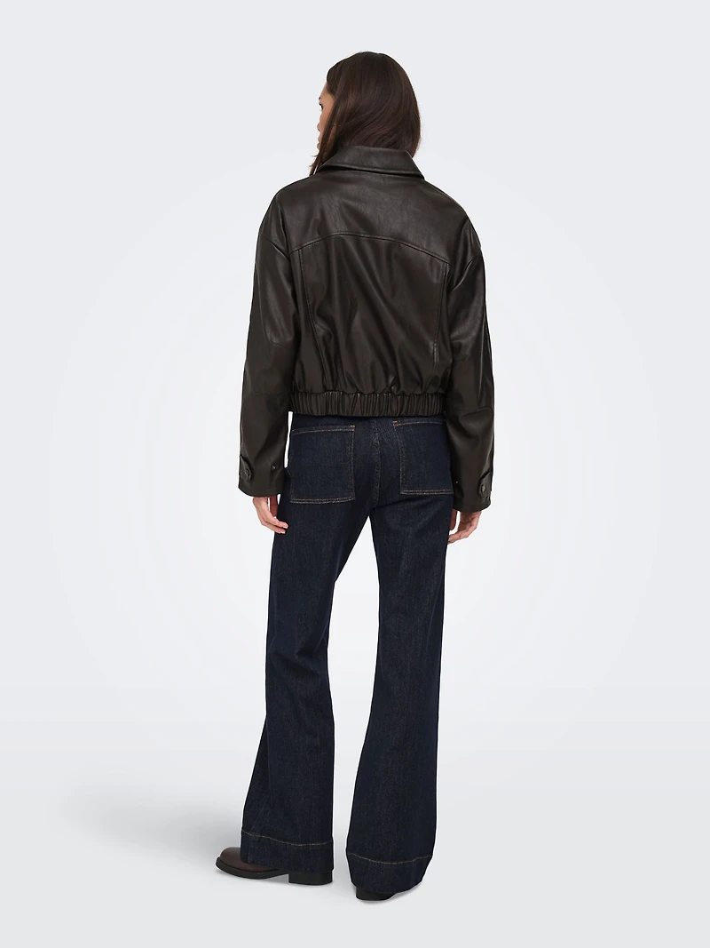 Melle Faux Leather Jacket