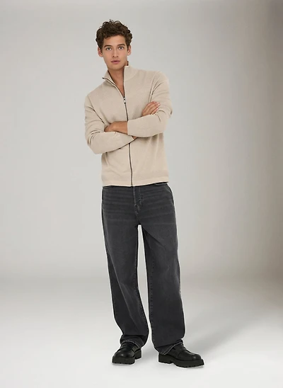 Fade Loose Tai Denim Jeans