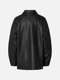 Jamilla Vegan Leather Overshirt