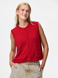 Jessie Buttoned Sweater Vest
