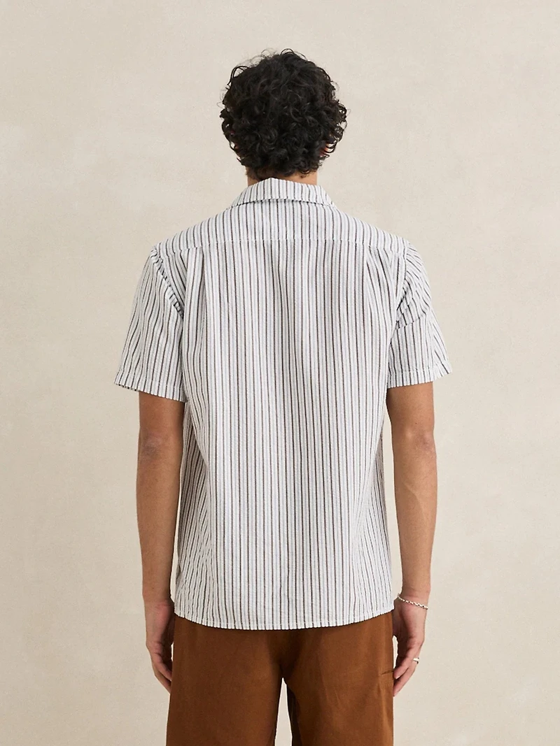 Seersucker Stripe Shortsleeve Shirt