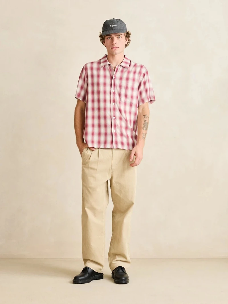 Shadow Check Shortsleeve Shirt