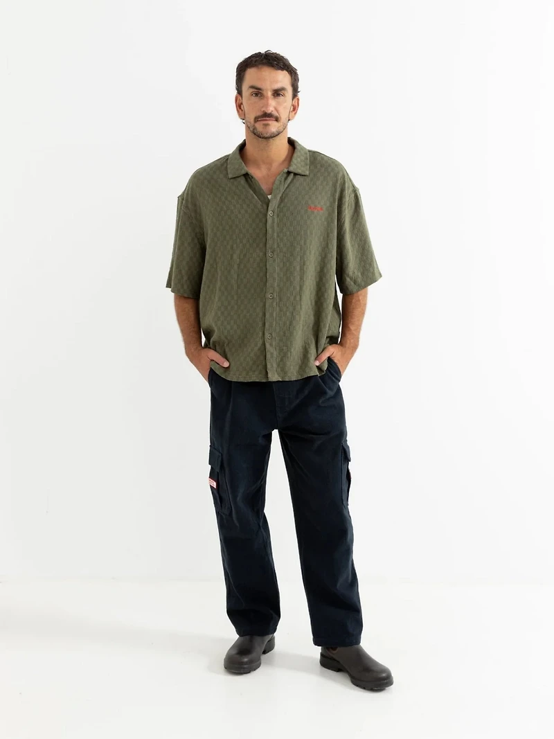 Wash Check Relaxed Shortsleeve Shirt