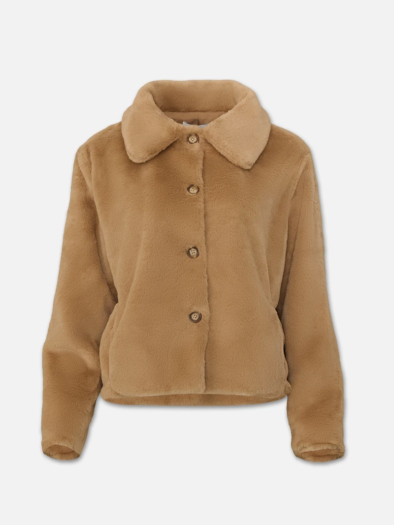 Eden Faux Fur Short Coat