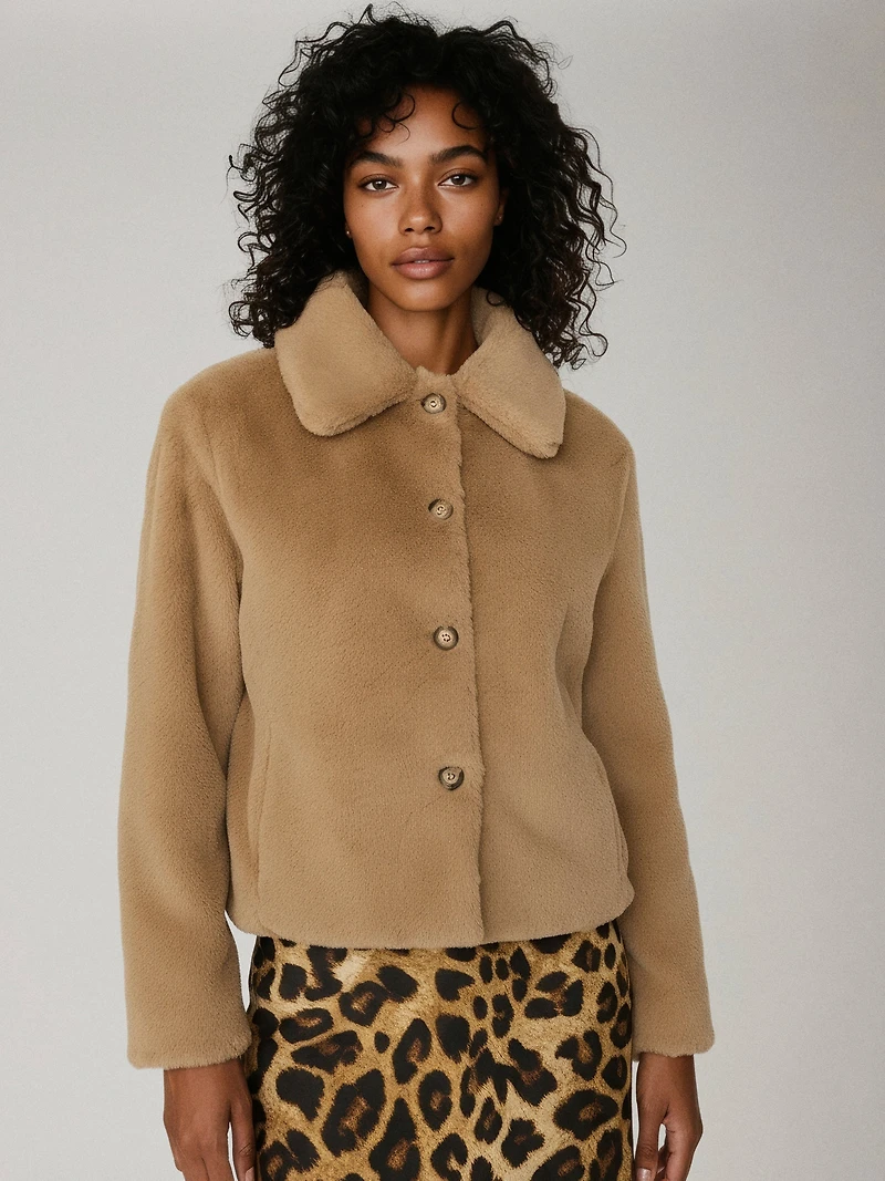 Eden Faux Fur Short Coat