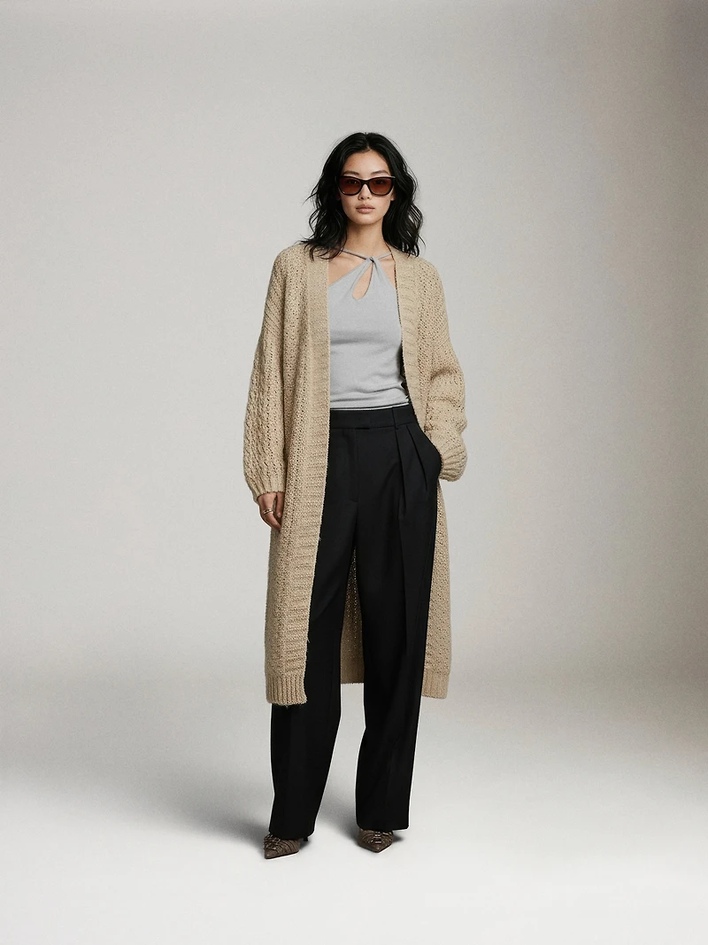Iggy Chunky Long Cardigan