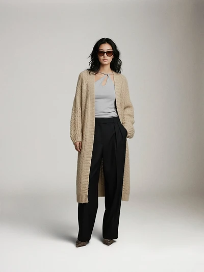Iggy Chunky Long Cardigan