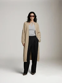 Iggy Chunky Long Cardigan