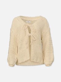 Iggy Chunky Tie Front Cardigan