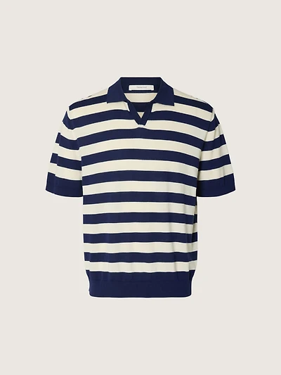 Torino Stripe Shortsleeve Polo Shirt