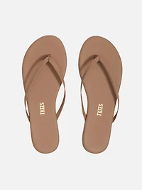 Foundations Matte Leather Flip Flops