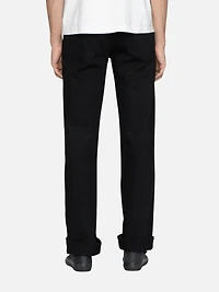 UB744 Wide Straight Stretch Selvedge - Black