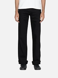 UB744 Wide Straight Stretch Selvedge - Black