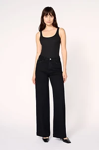 NCE Relaxed Wide Leg Jeans - Inkwell