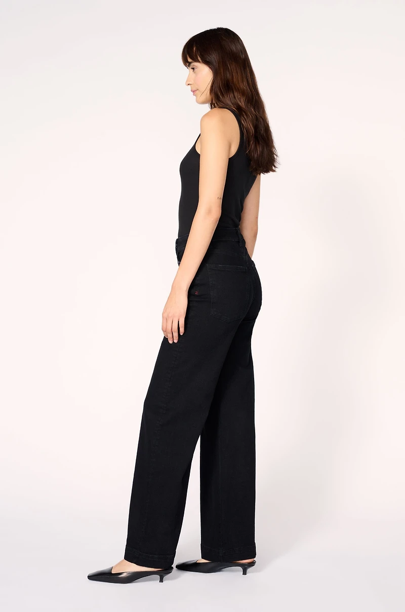 NCE Relaxed Wide Leg Jeans - Inkwell