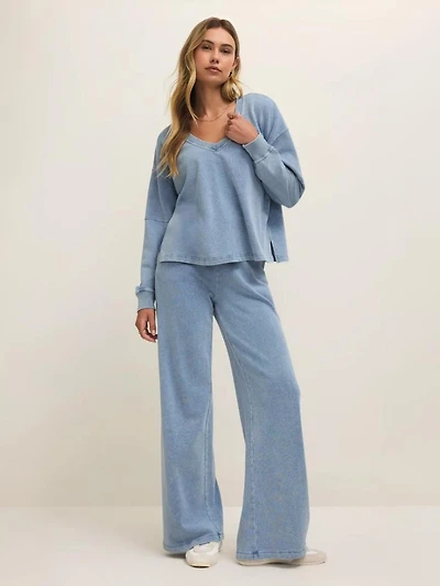 Delphine V-Neck Sweatshirt