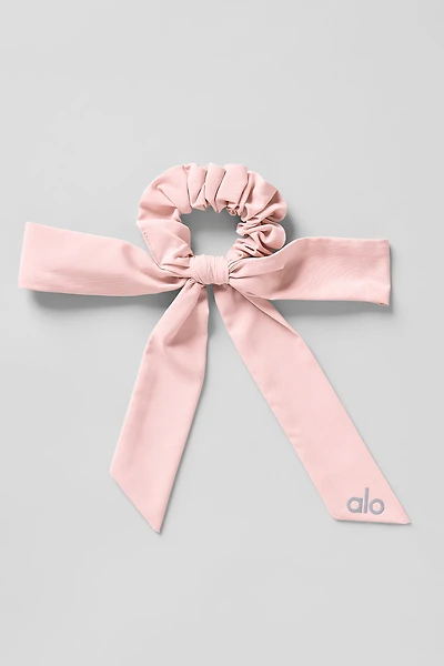 Love Knots Tie Scrunchie - Pink Quartz