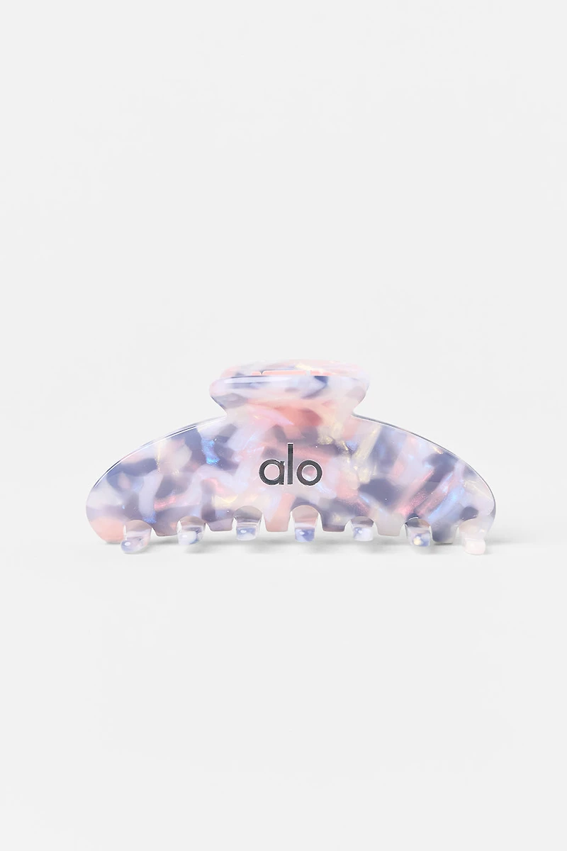 90's Claw Clip - Smoky Rose Crystal