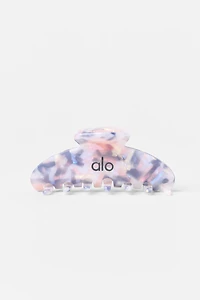90's Claw Clip - Smoky Rose Crystal