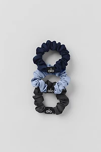 Fresh Mini Scrunchie 3-Pack - Winter Frost/Navy/Anthracite