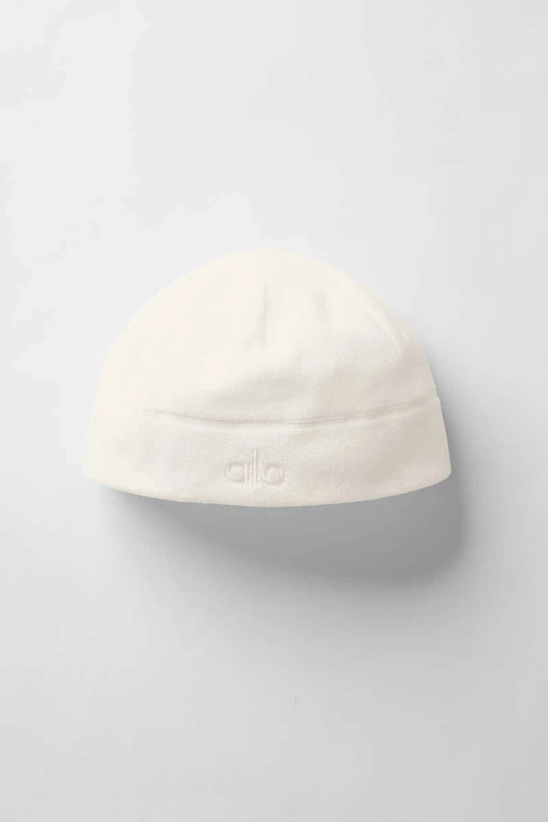 Performance Fleece Beanie - Ivory/Ivory