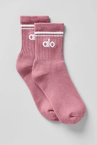 Unisex Half-Crew Throwback Sock