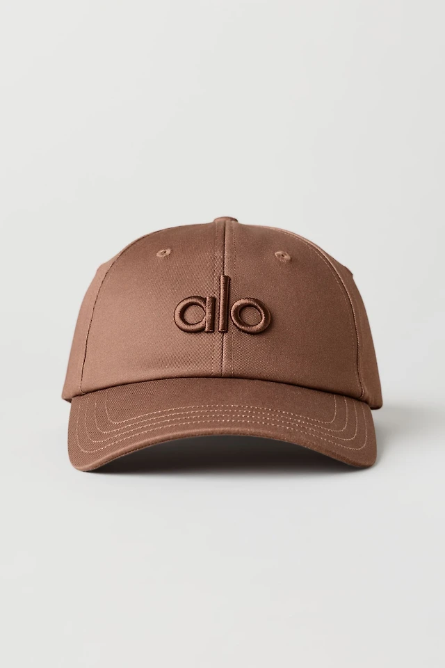 ALO satin off-duty Cap in Brownstone alo satin off duty cap NWT ALO Black Satin Off-Duty Cap main image 2