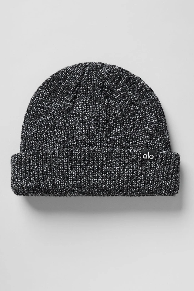 Alo Yoga Marl Beanie - Black Marl | The Summit