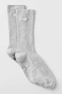 Unisex Half-Crew Understated Sock - Athletic Heather Grey