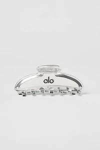 Acrylic Illusion Claw Clip - Clear Acetate/Chrome