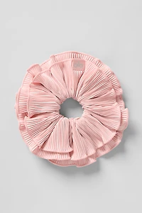 Micro Plisse Oversize Scrunchie - Pink Quartz