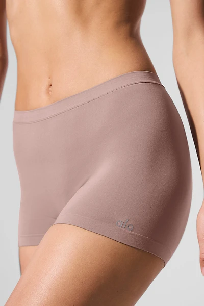 Sheer Glow Boyshort - Taupe
