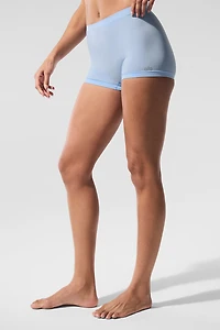 Sheer Glow Boyshort - Seashell Blue