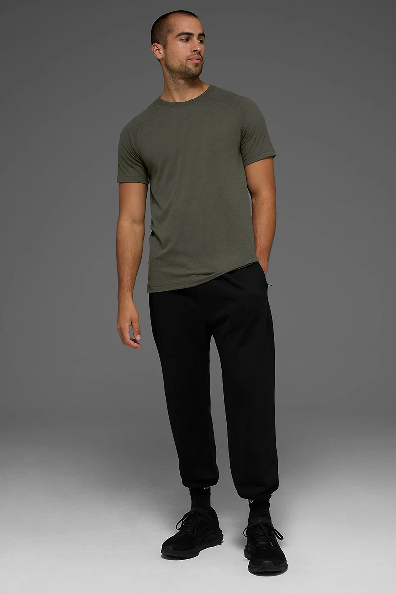 Triumph Raglan Tee - Stealth Green