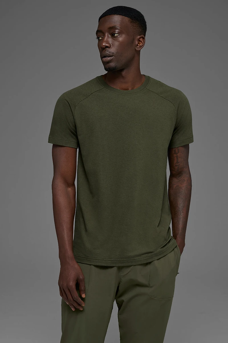 Triumph Raglan Tee - Green Olive